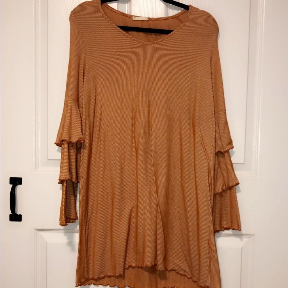 Mustard orange/yellow altered state dress